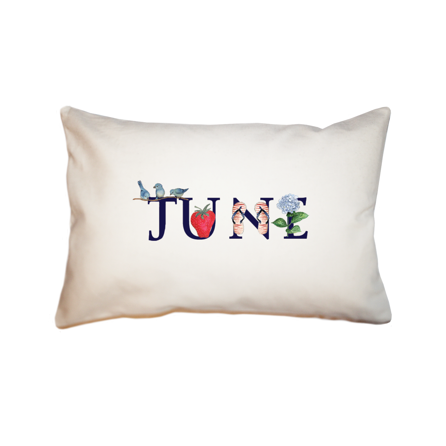 june rectangle pillow