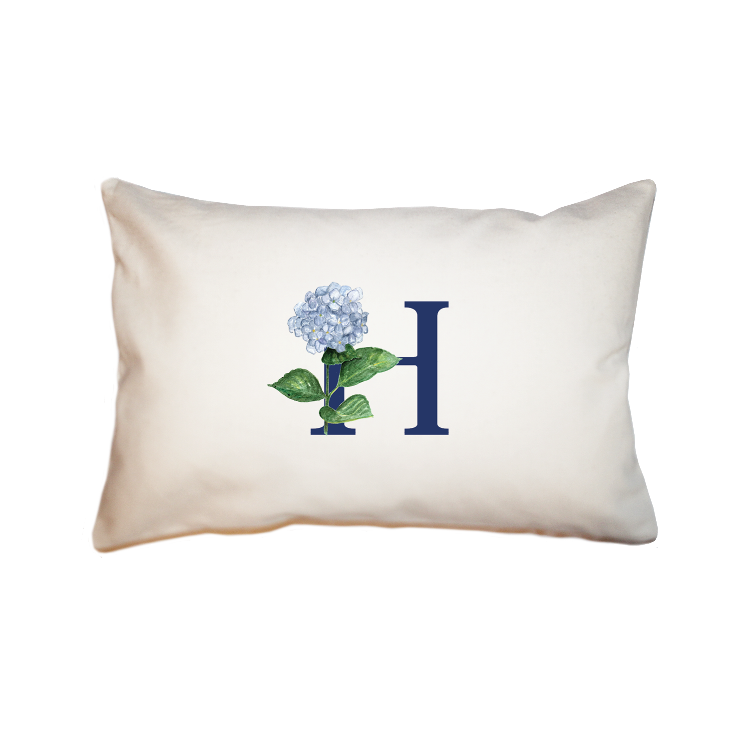 nautical alphabet - H rectangle pillow