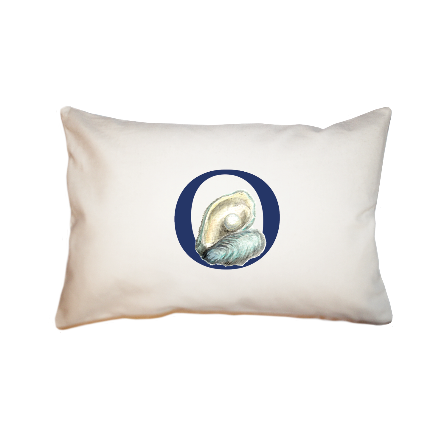 nautical alphabet - O rectangle pillow