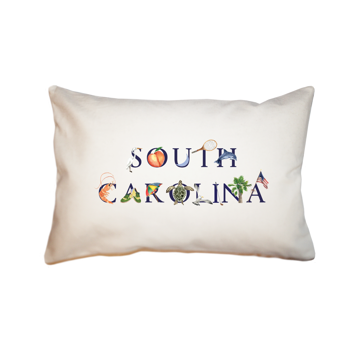 south carolina rectangle pillow