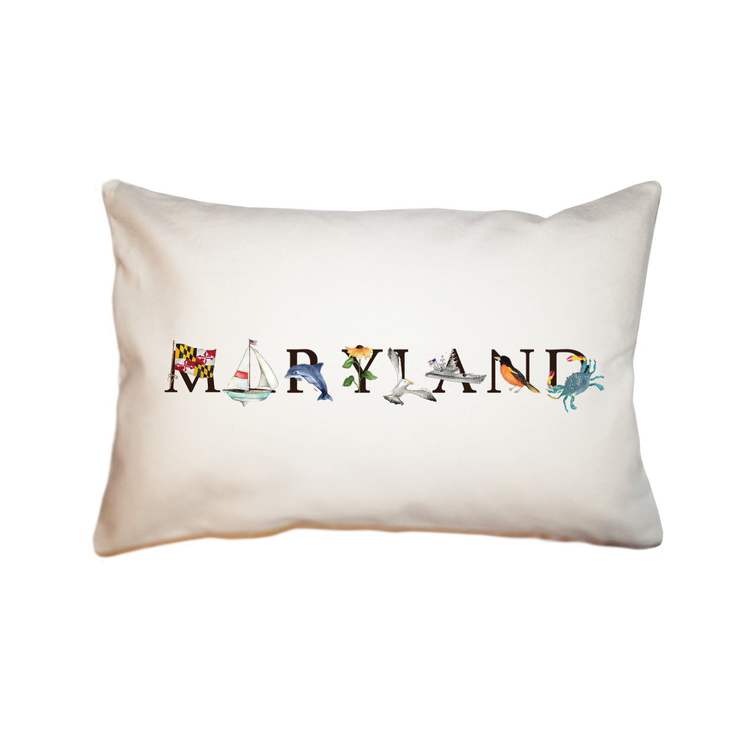 maryland 2025 rectangle pillow