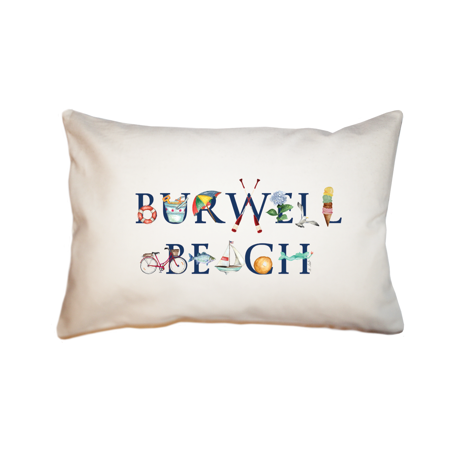 burwell beach rectangle pillow