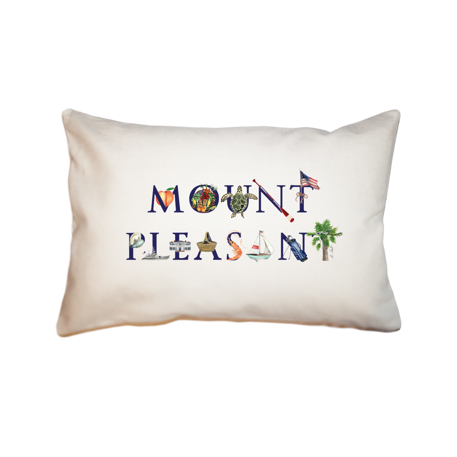 mount pleasant rectangle pillow