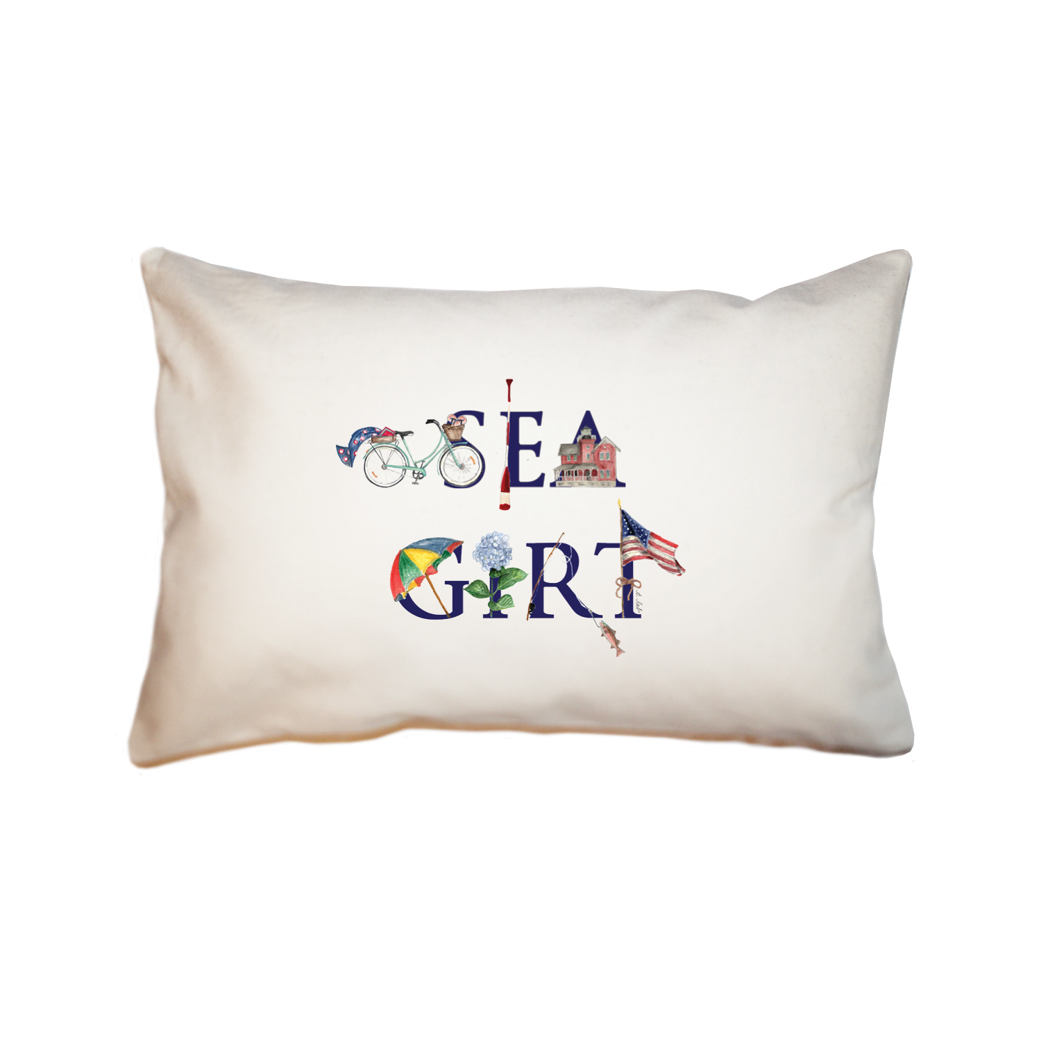 sea girt rectangle pillow
