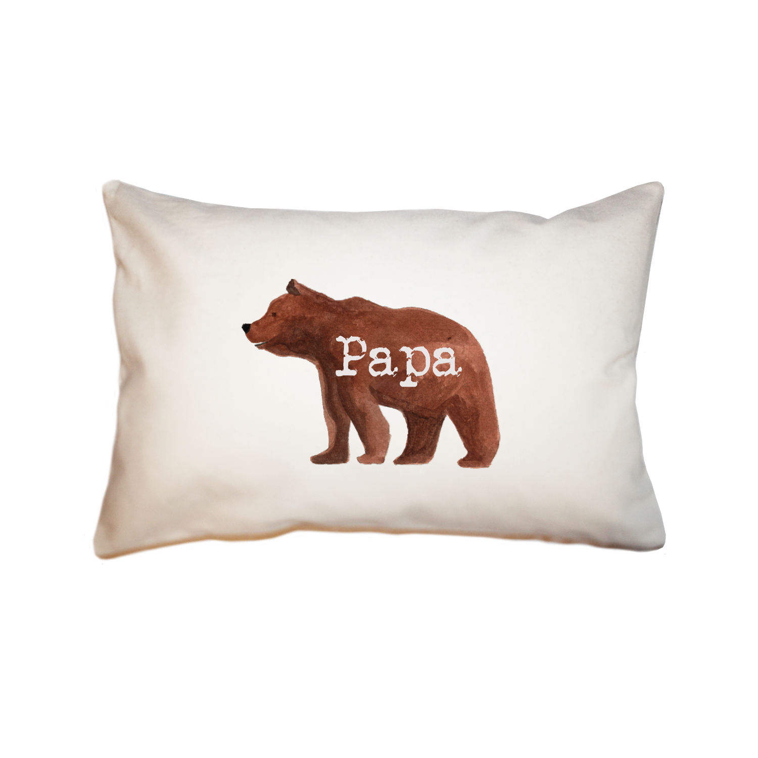 papa bear large rectangle pillow