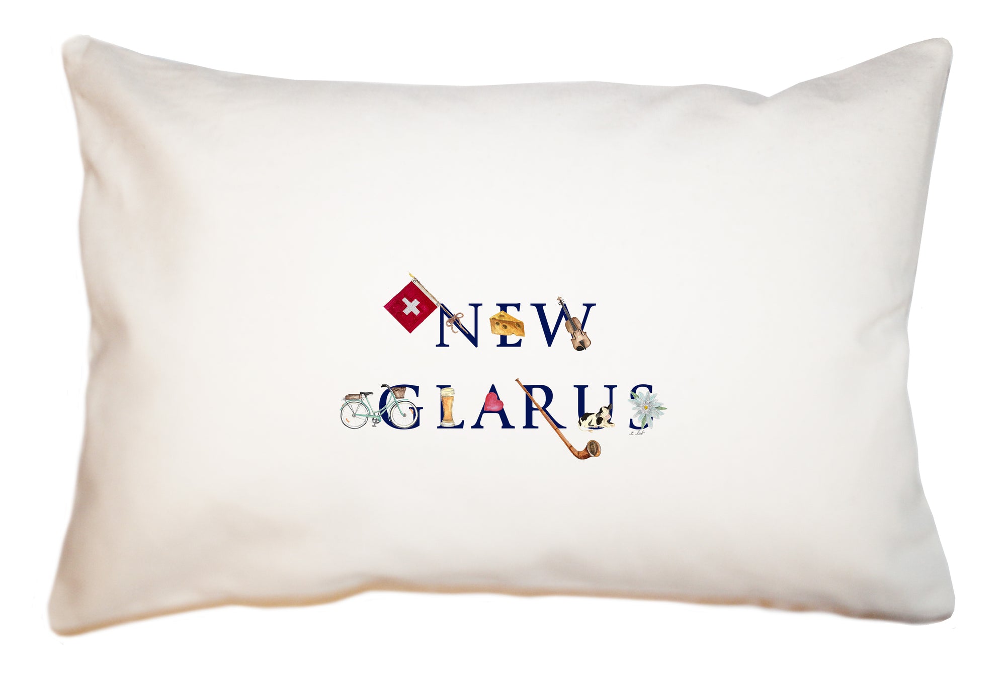new glarus large rectangle pillow