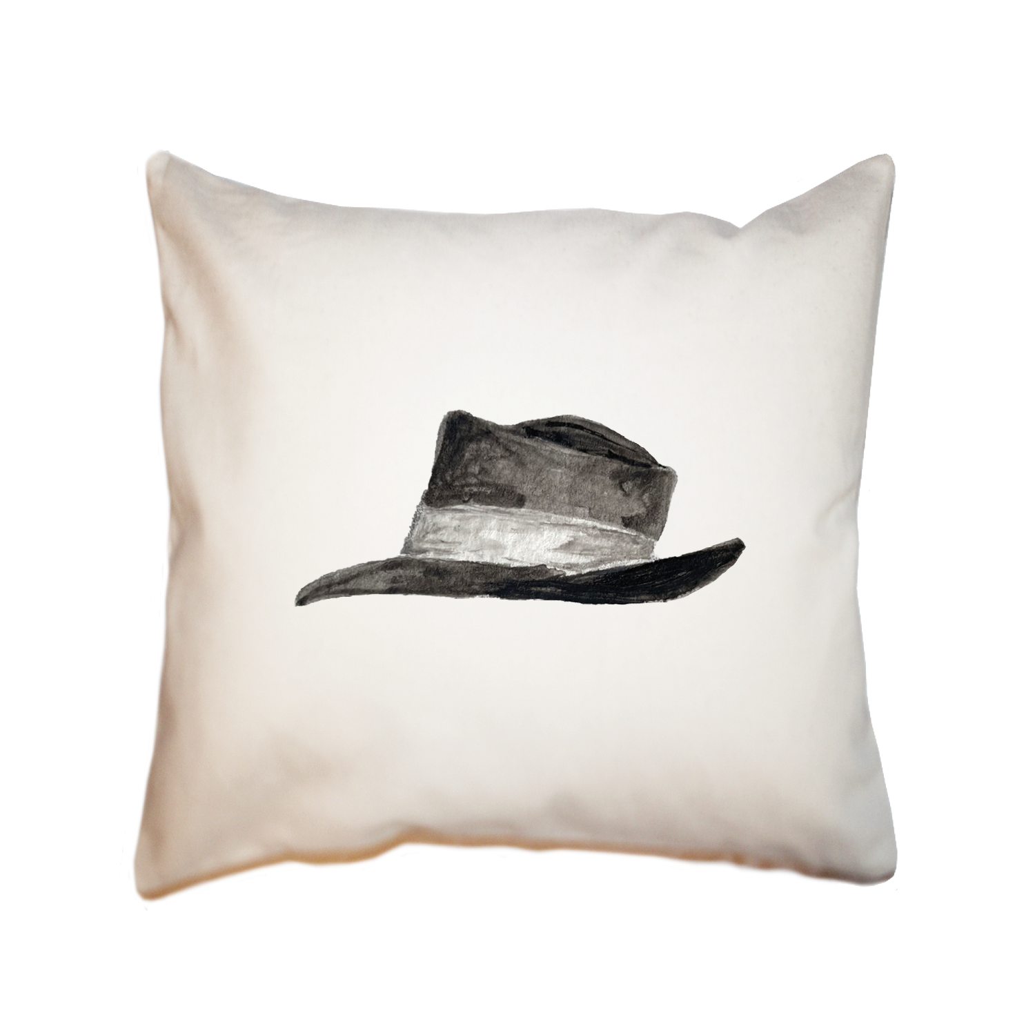 sinatra hat square pillow