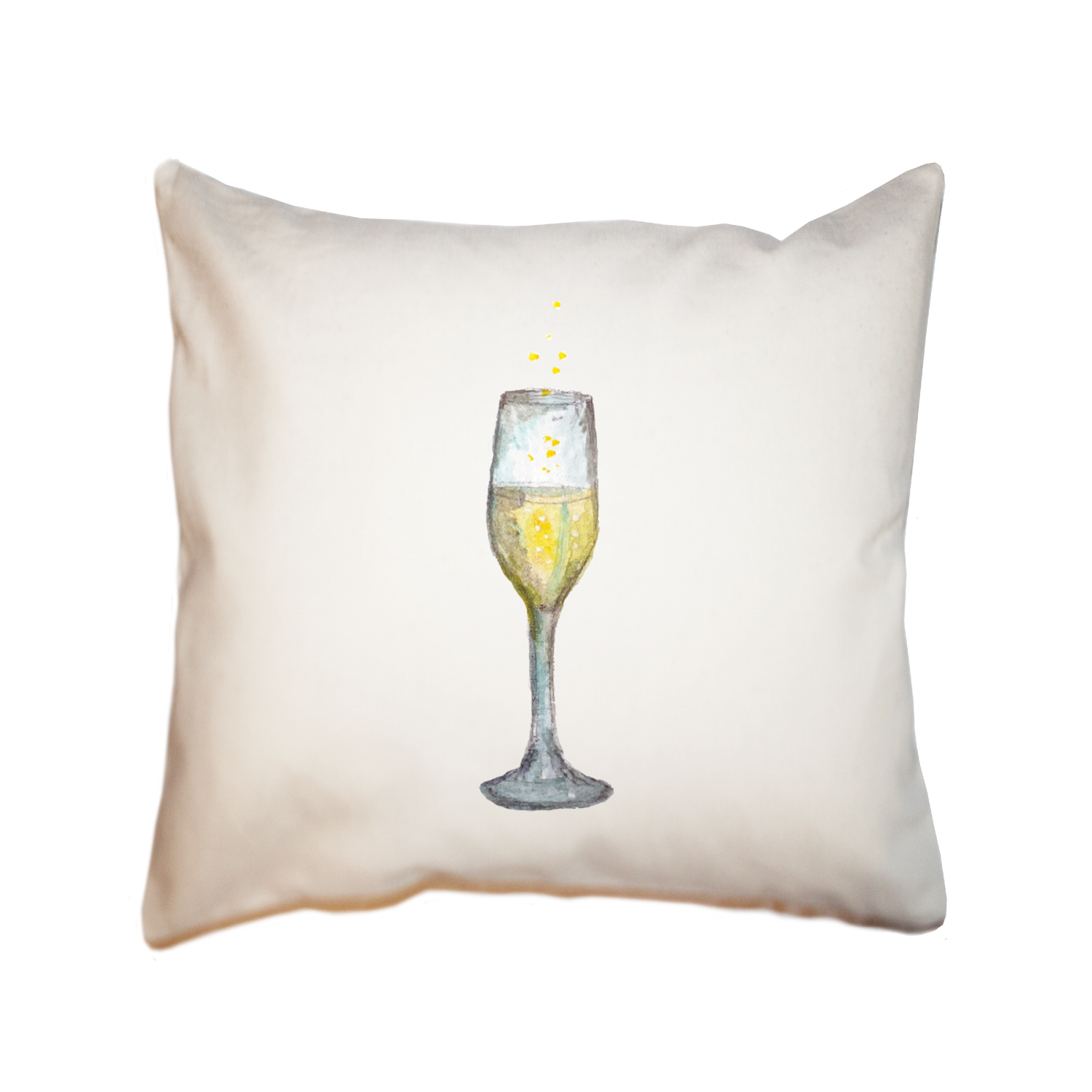 champagne 2024 square pillow