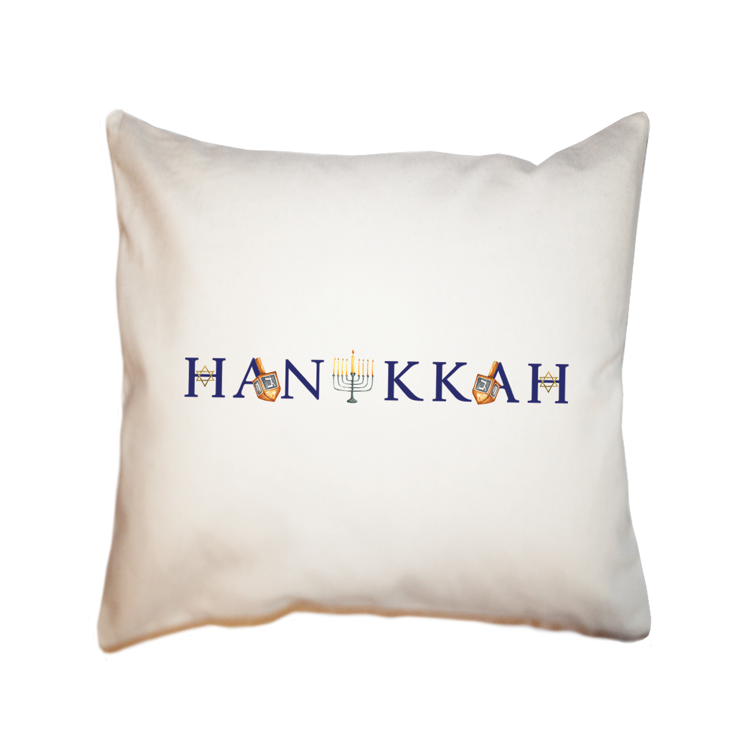 hanukkah square pillow