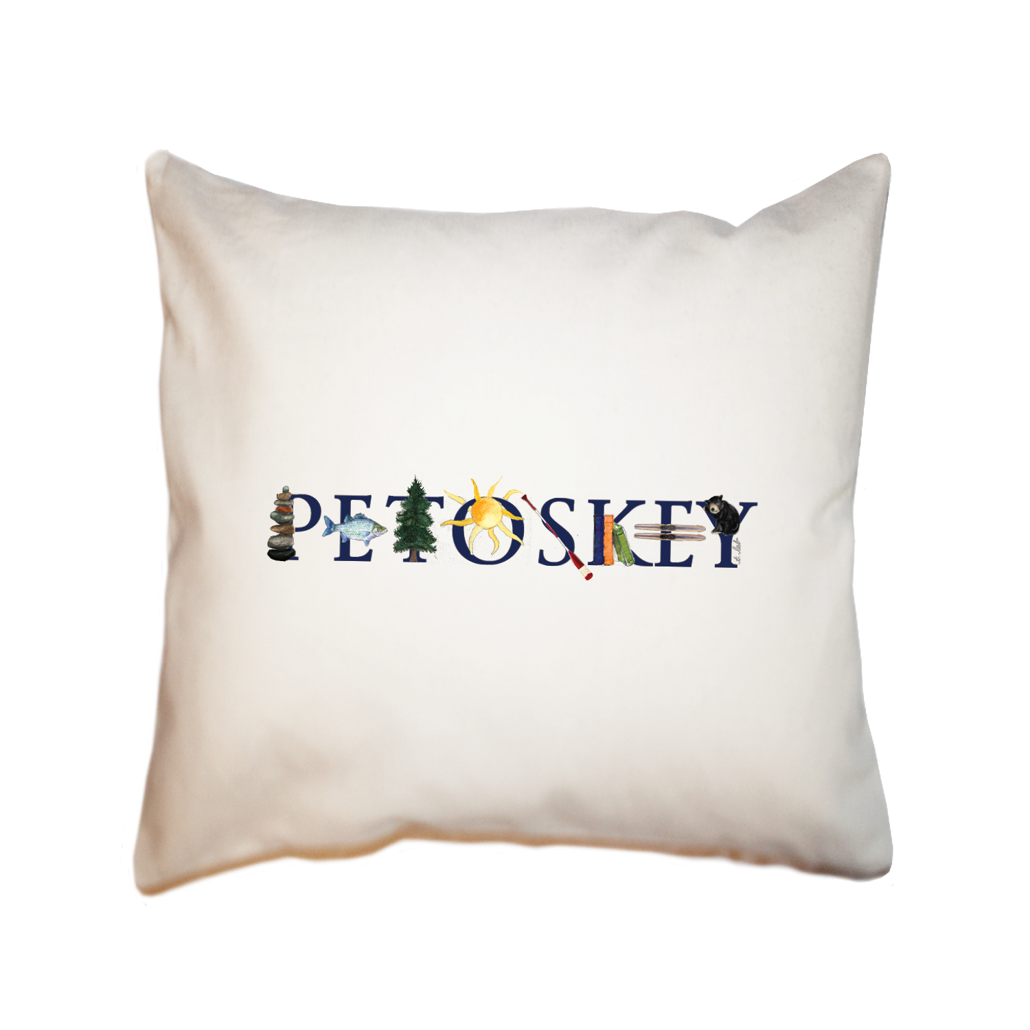 petoskey square pillow