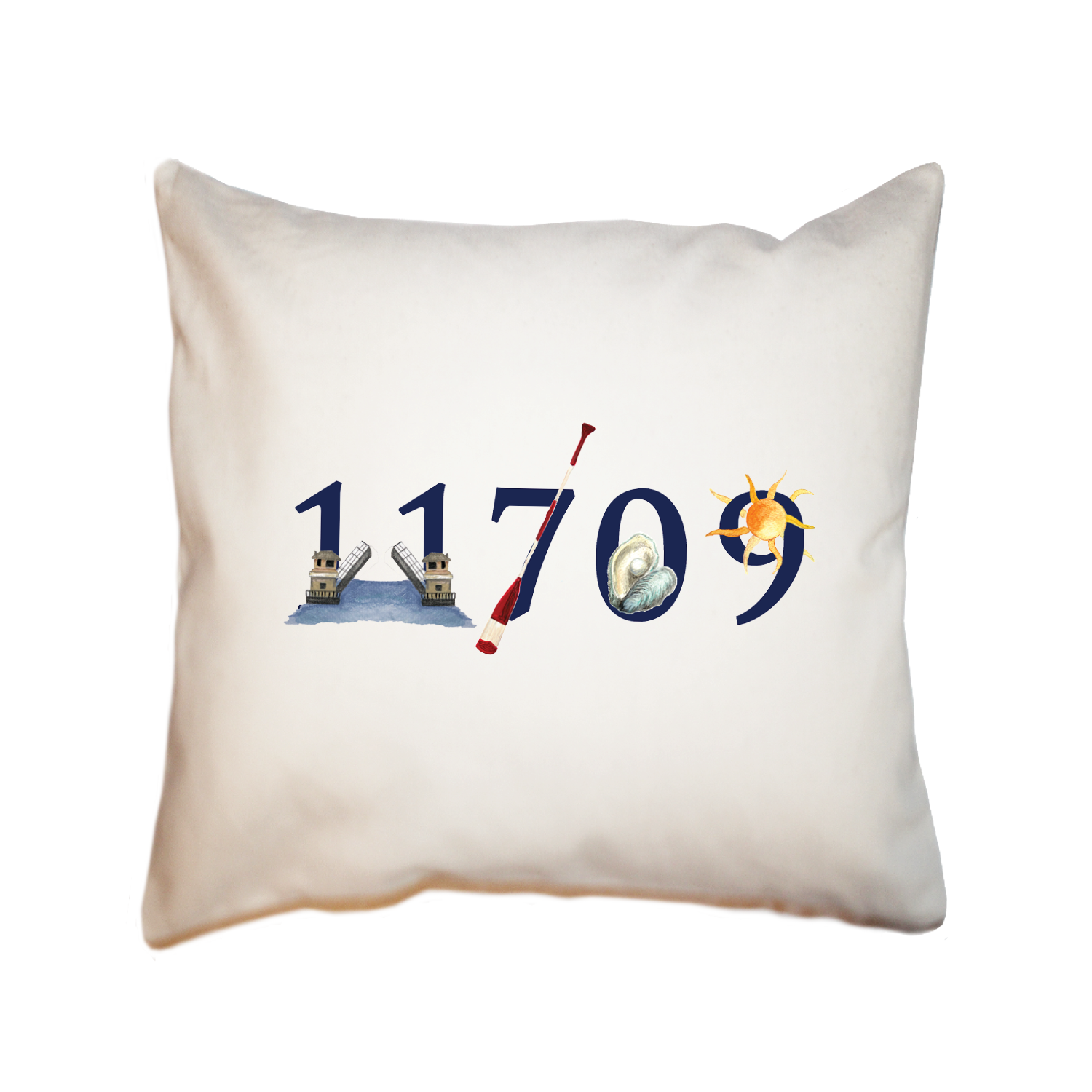 zip 11709 bayville square pillow