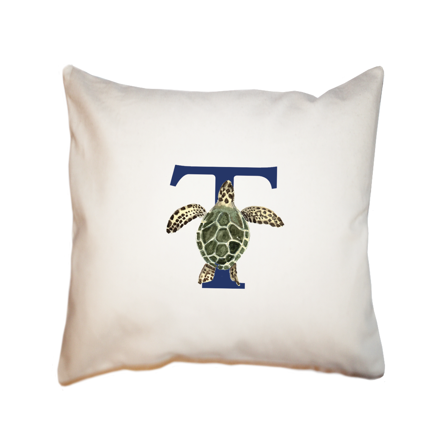 nautical alphabet - T square pillow