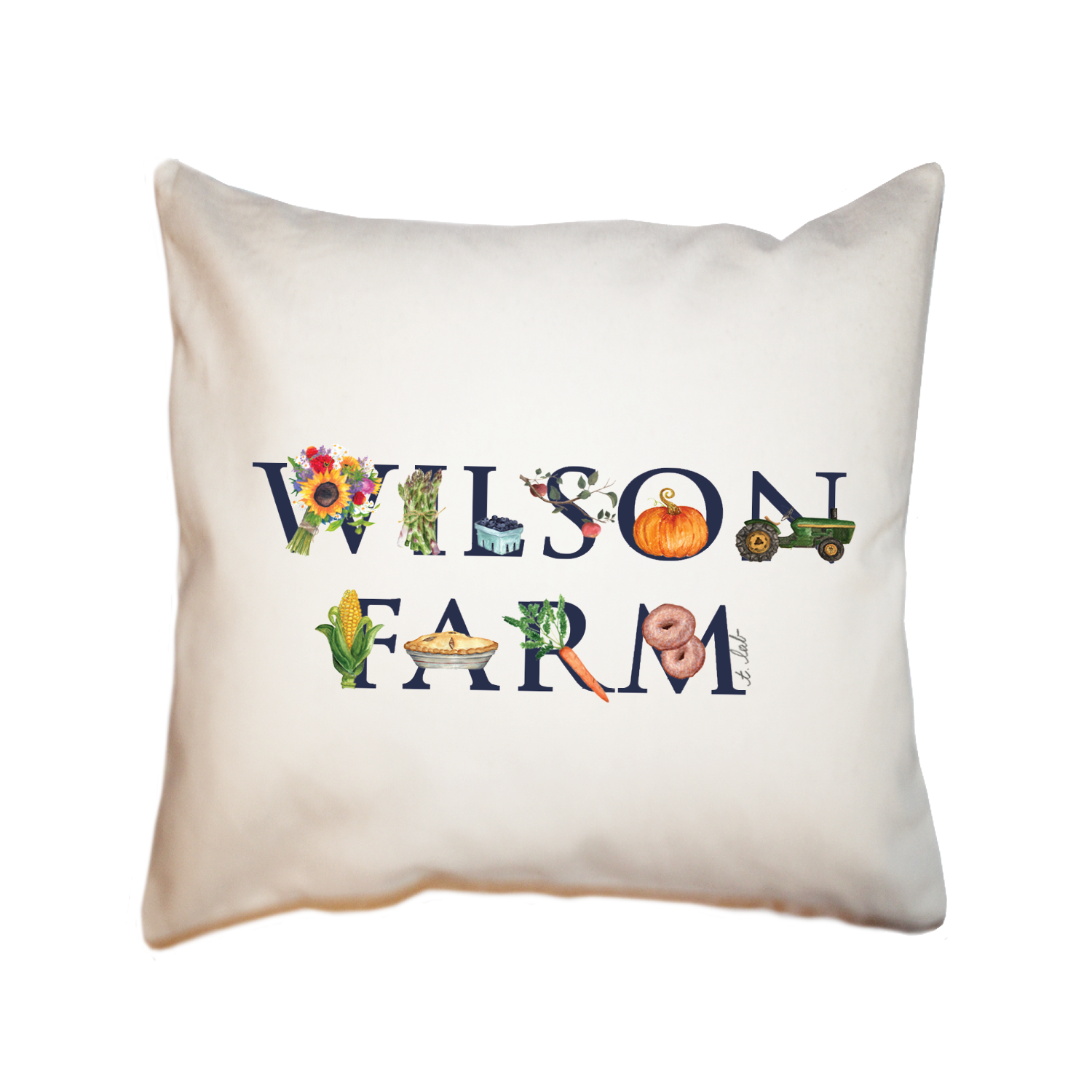 wilson farm square pillow