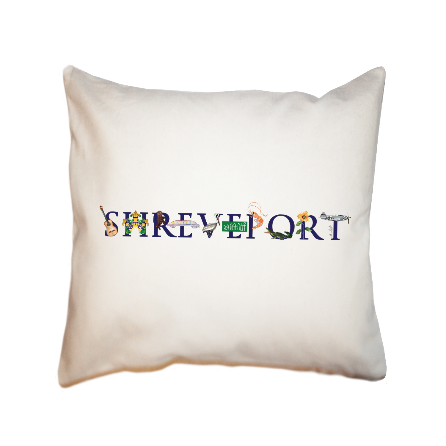 shreveport square pillow