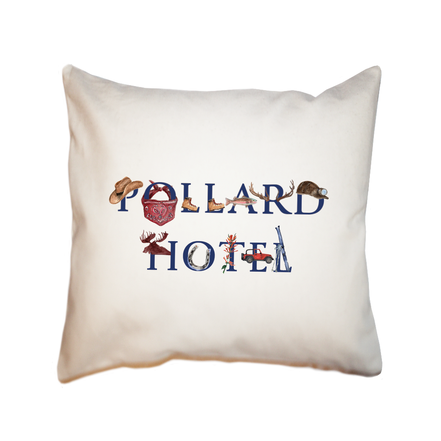 pollard hotel square pillow