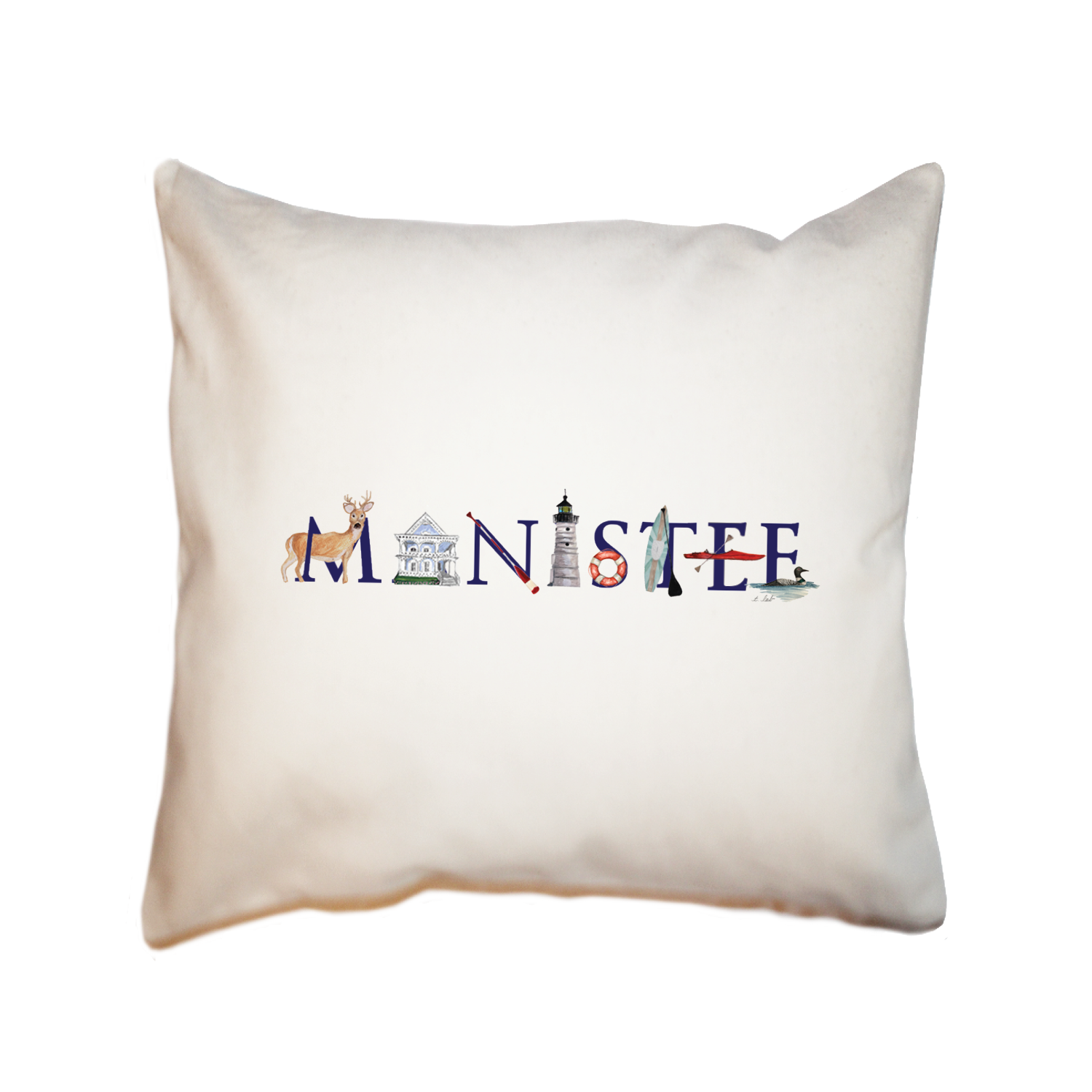 manistee square pillow
