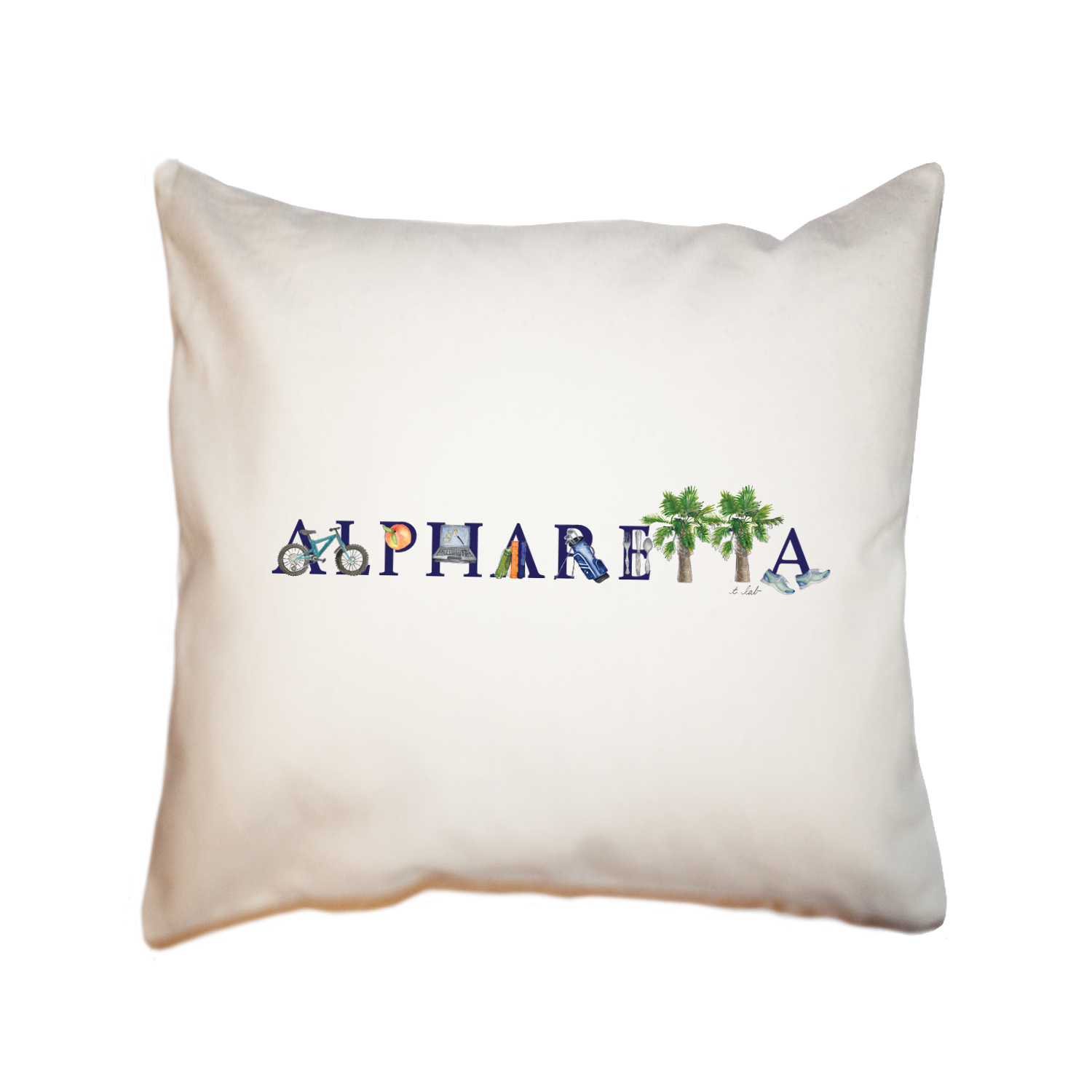 alpharetta square pillow