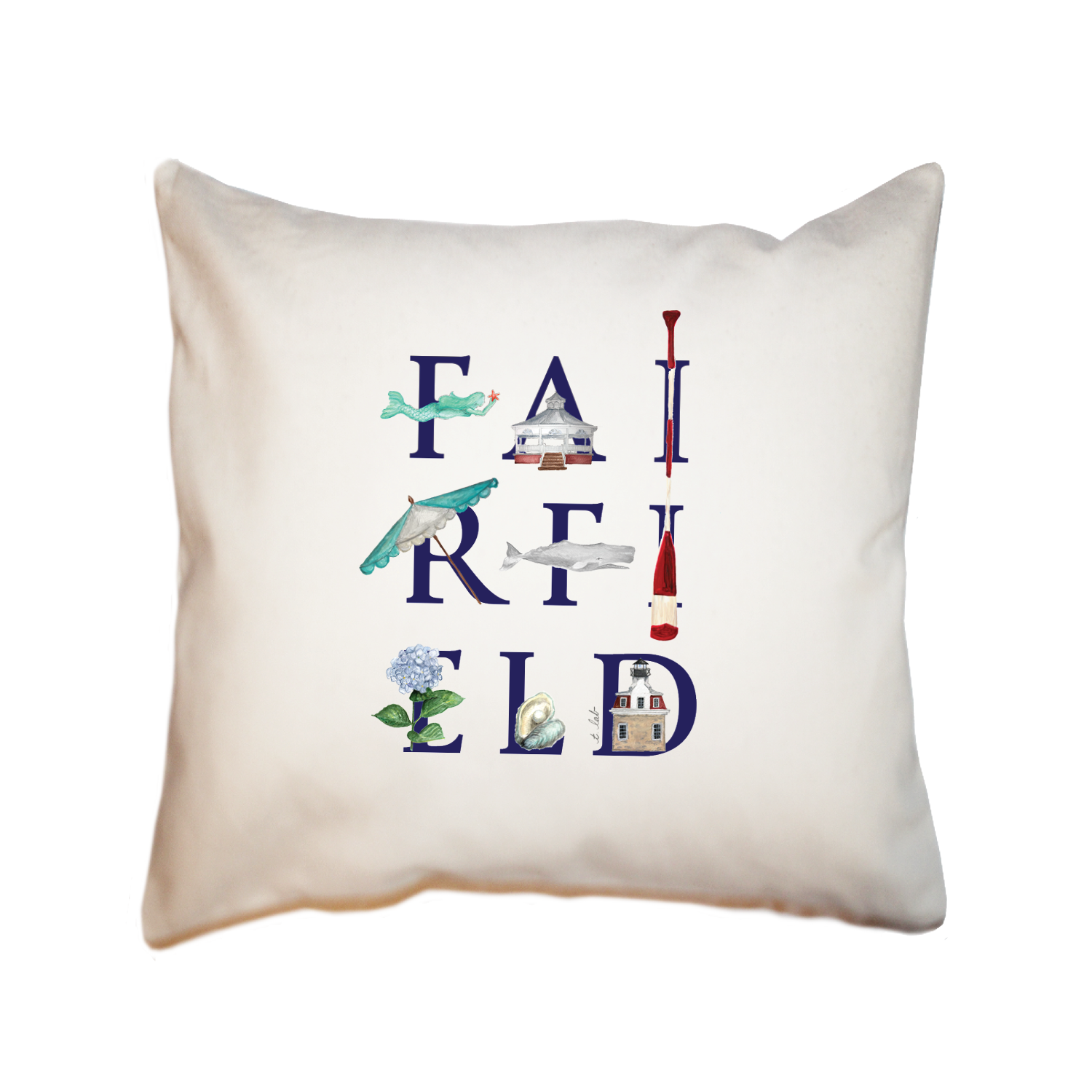 fairfield stacked square pillow