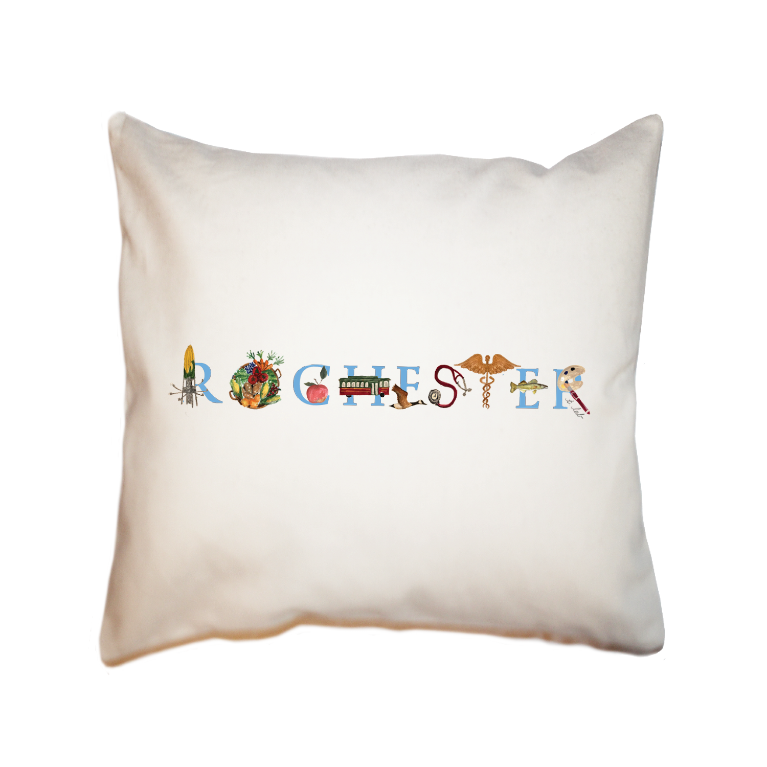 rochester mn square pillow