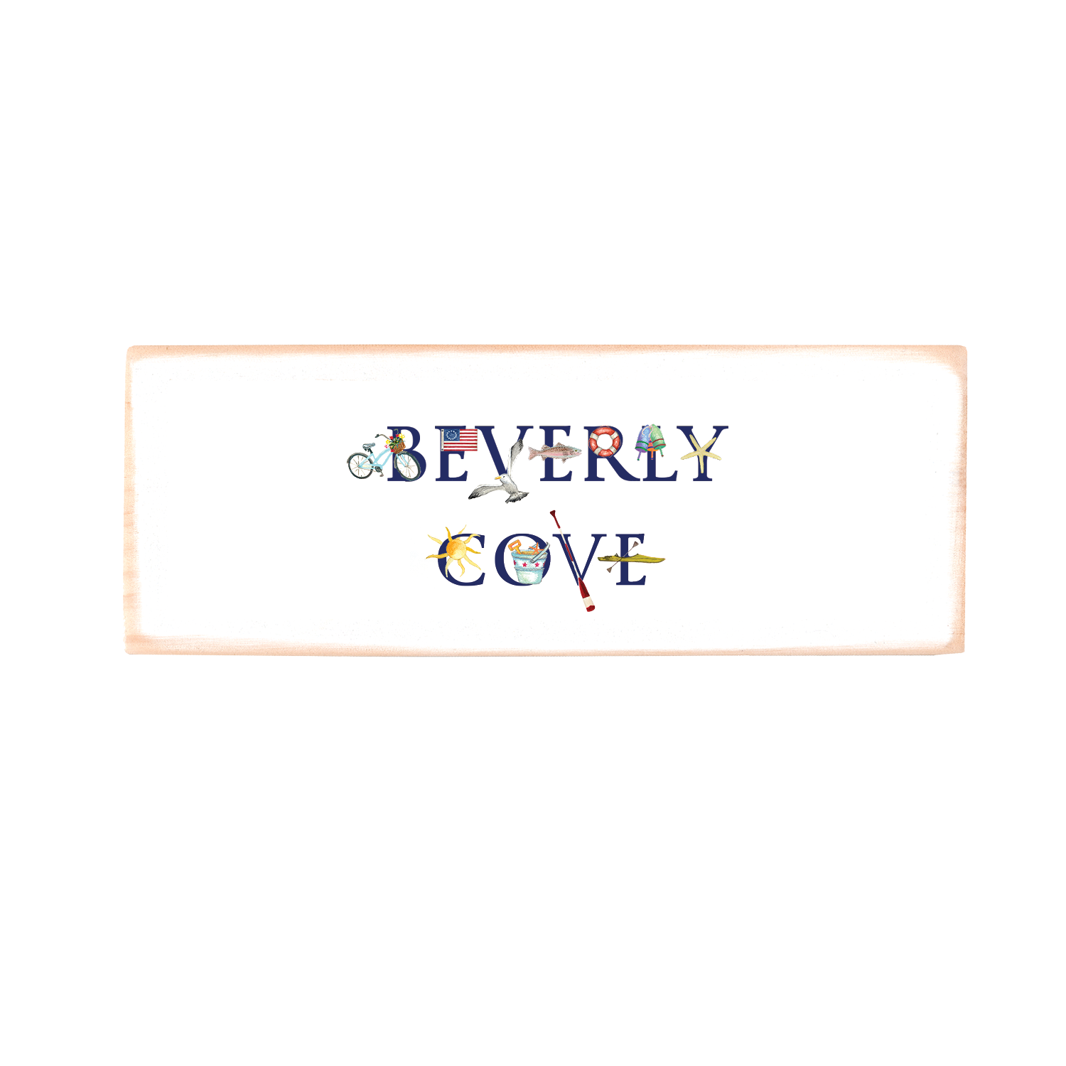 beverly cove wood block rectangle