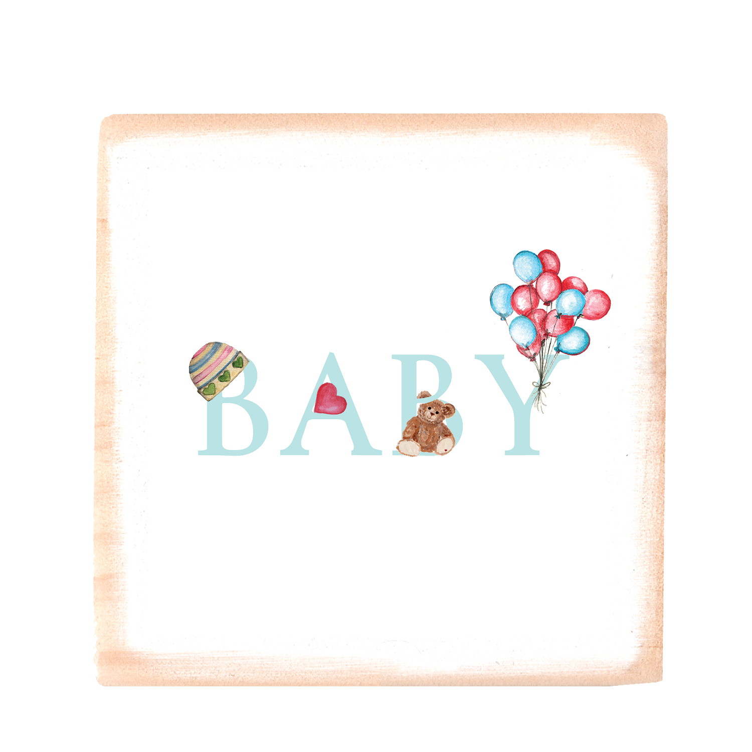 baby wood block