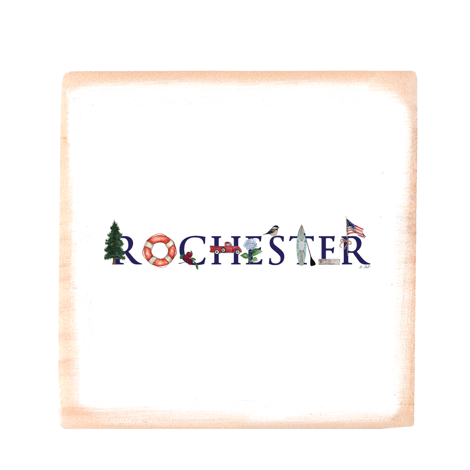 rochester wood block