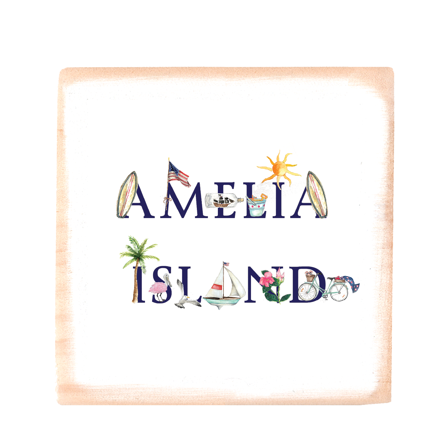 amelia island wood block