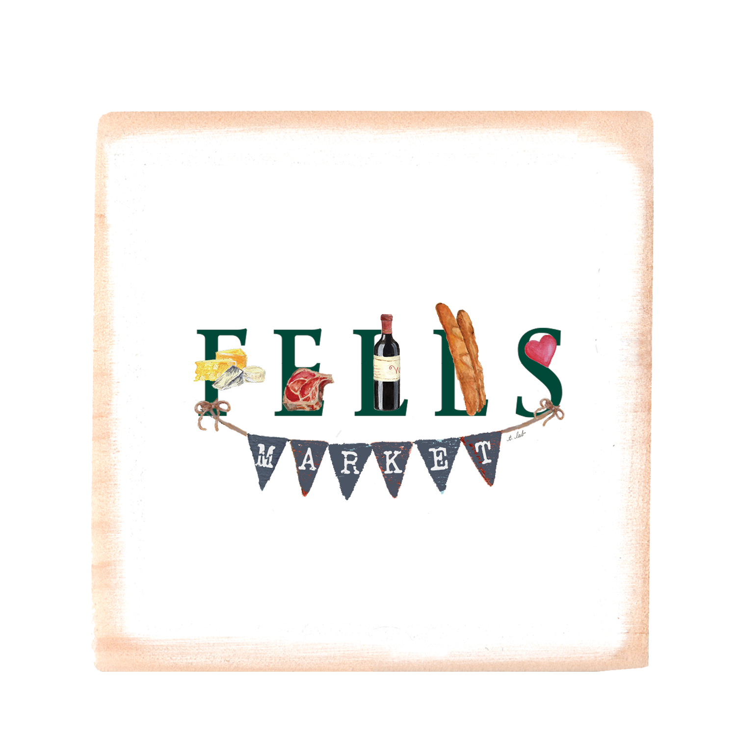 fells market wood block