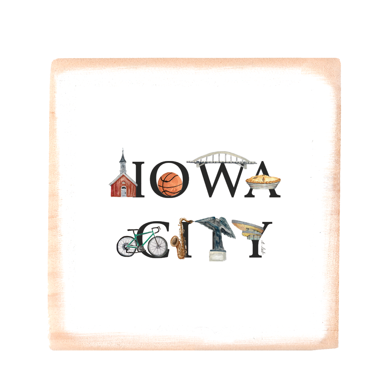 iowa city wood block