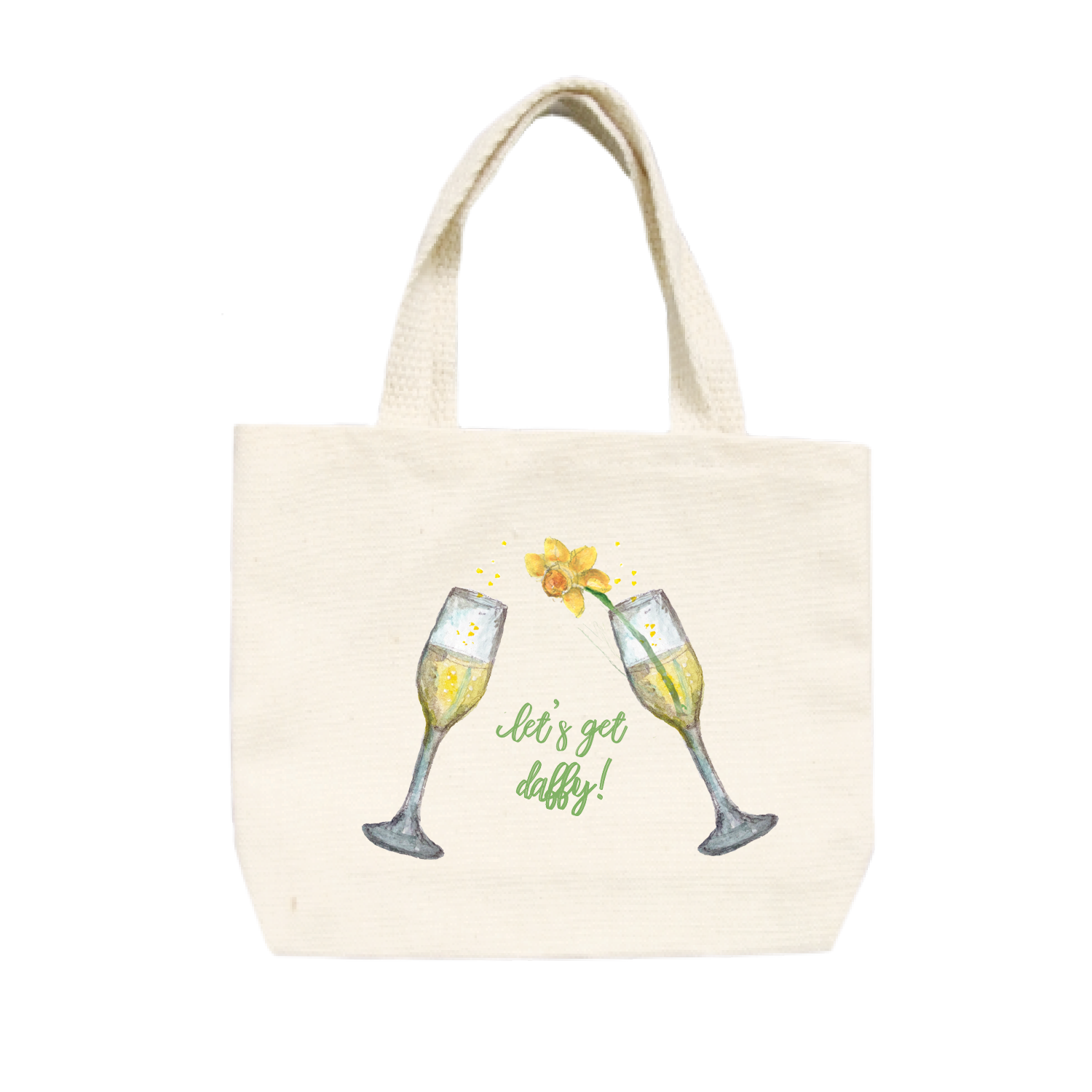 let's get daffy small tote