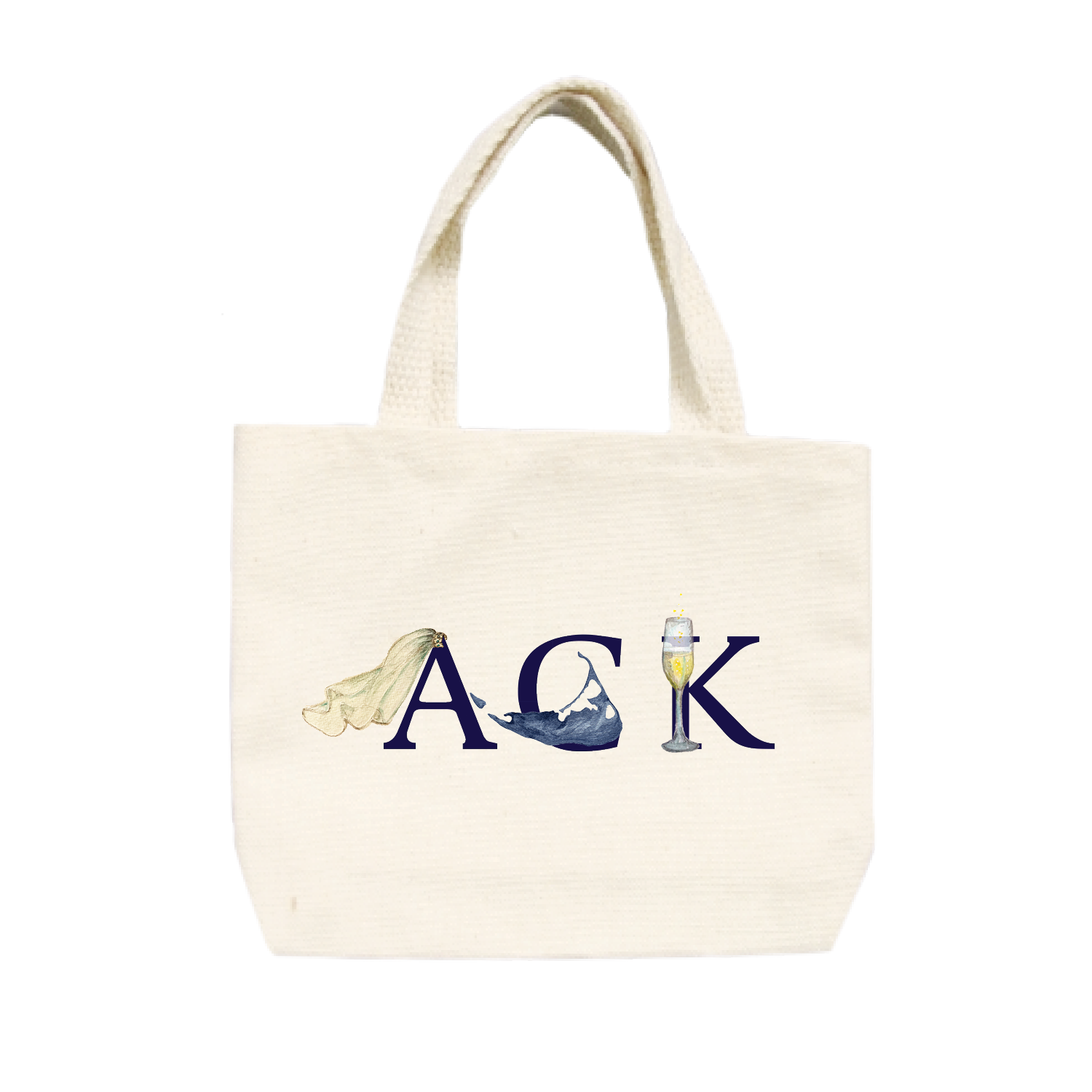 ACK wedding small tote