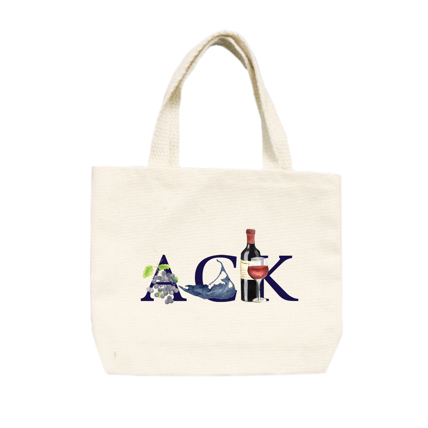 ACK wine small tote