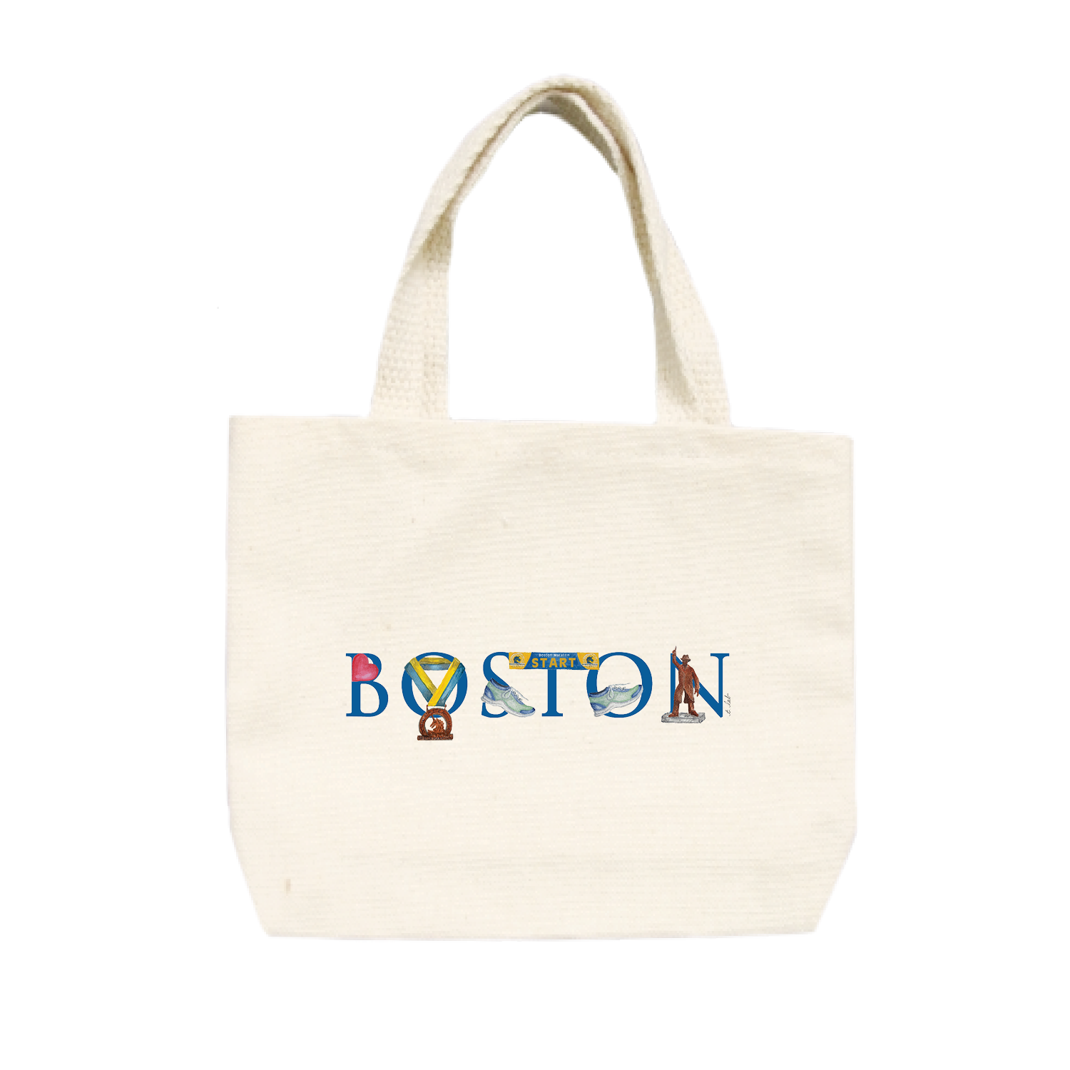 boston marathon version small tote