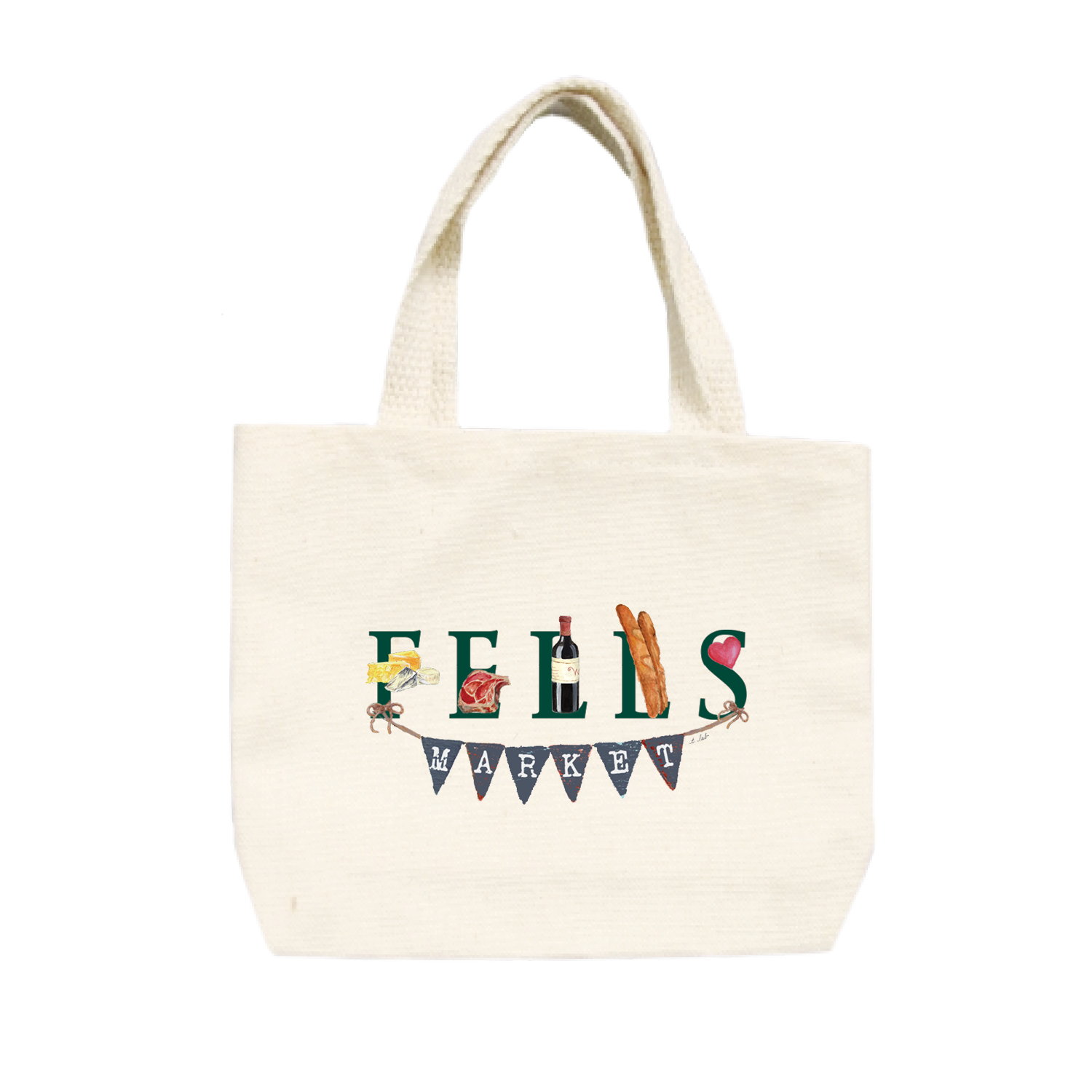 fells market small tote