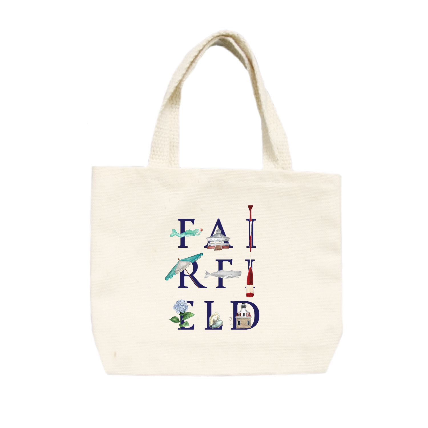 fairfield stacked small tote