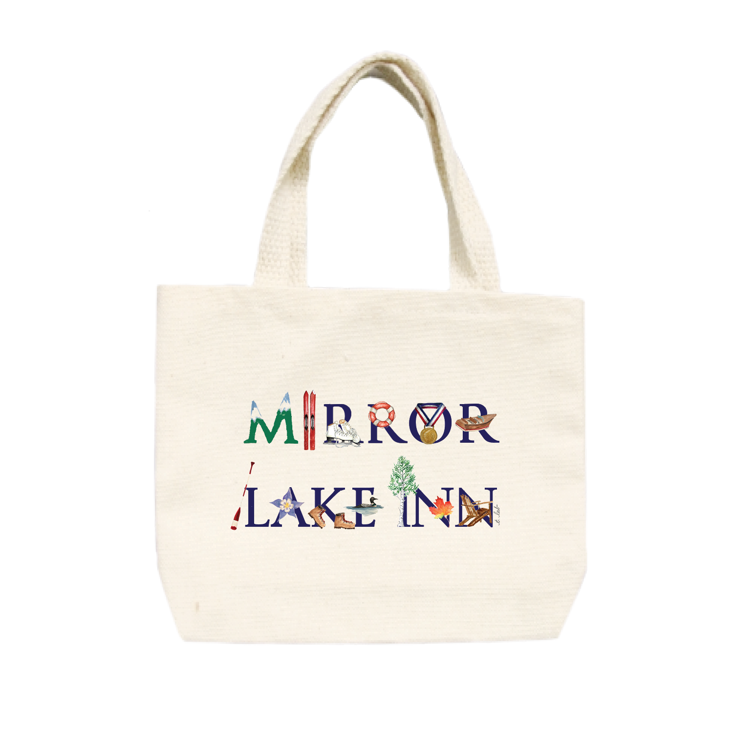 mirror lake inn small tote