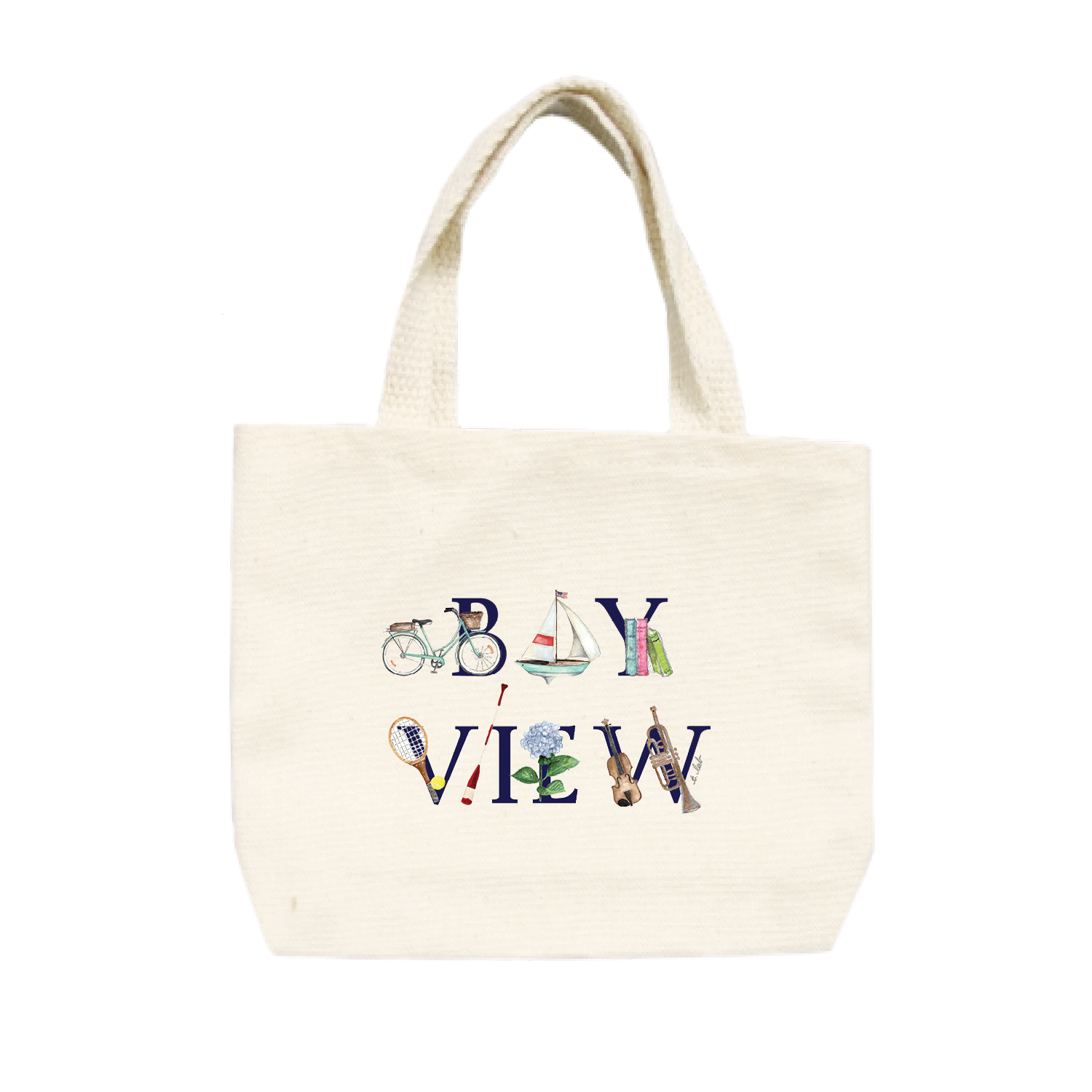 bay view mi small tote