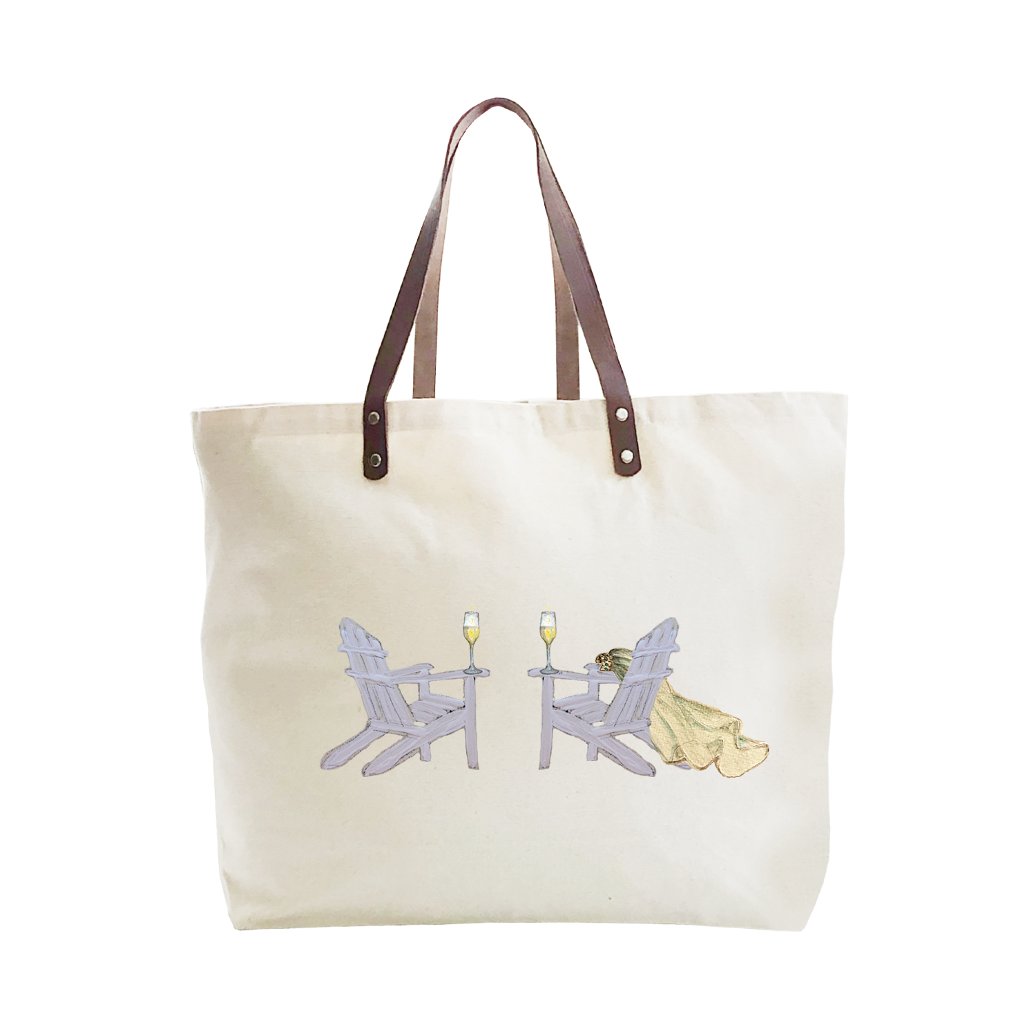 wedding adirondak chairs large tote