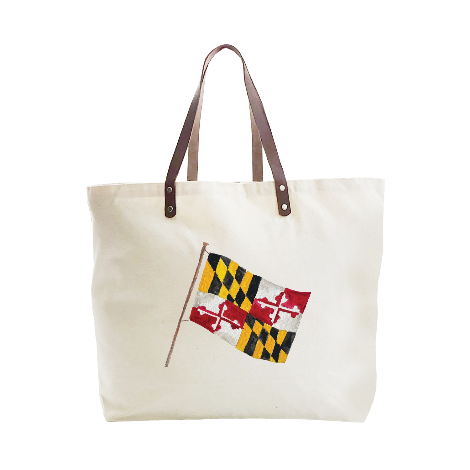 maryland flag large tote