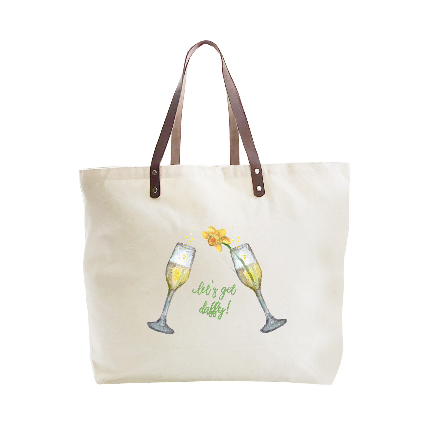 let's get daffy large tote