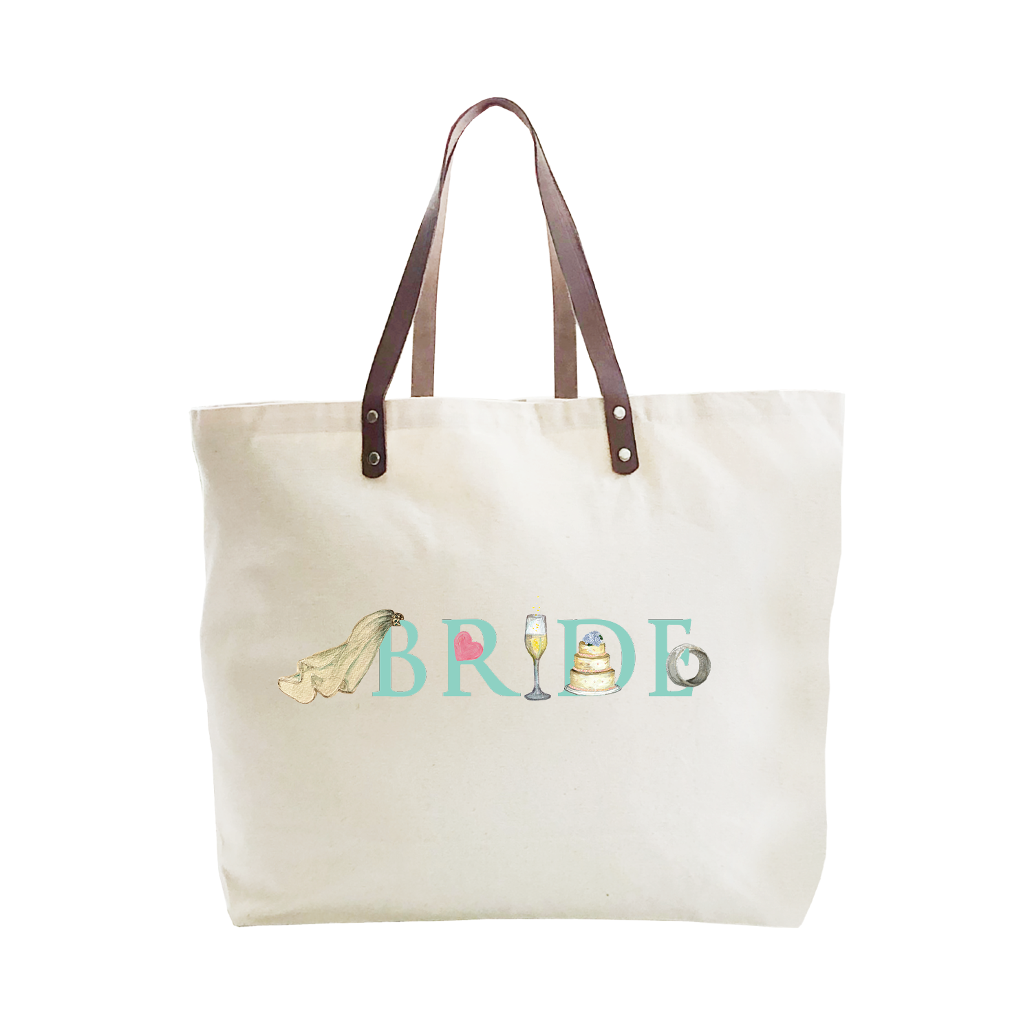 bride illu-stated large tote