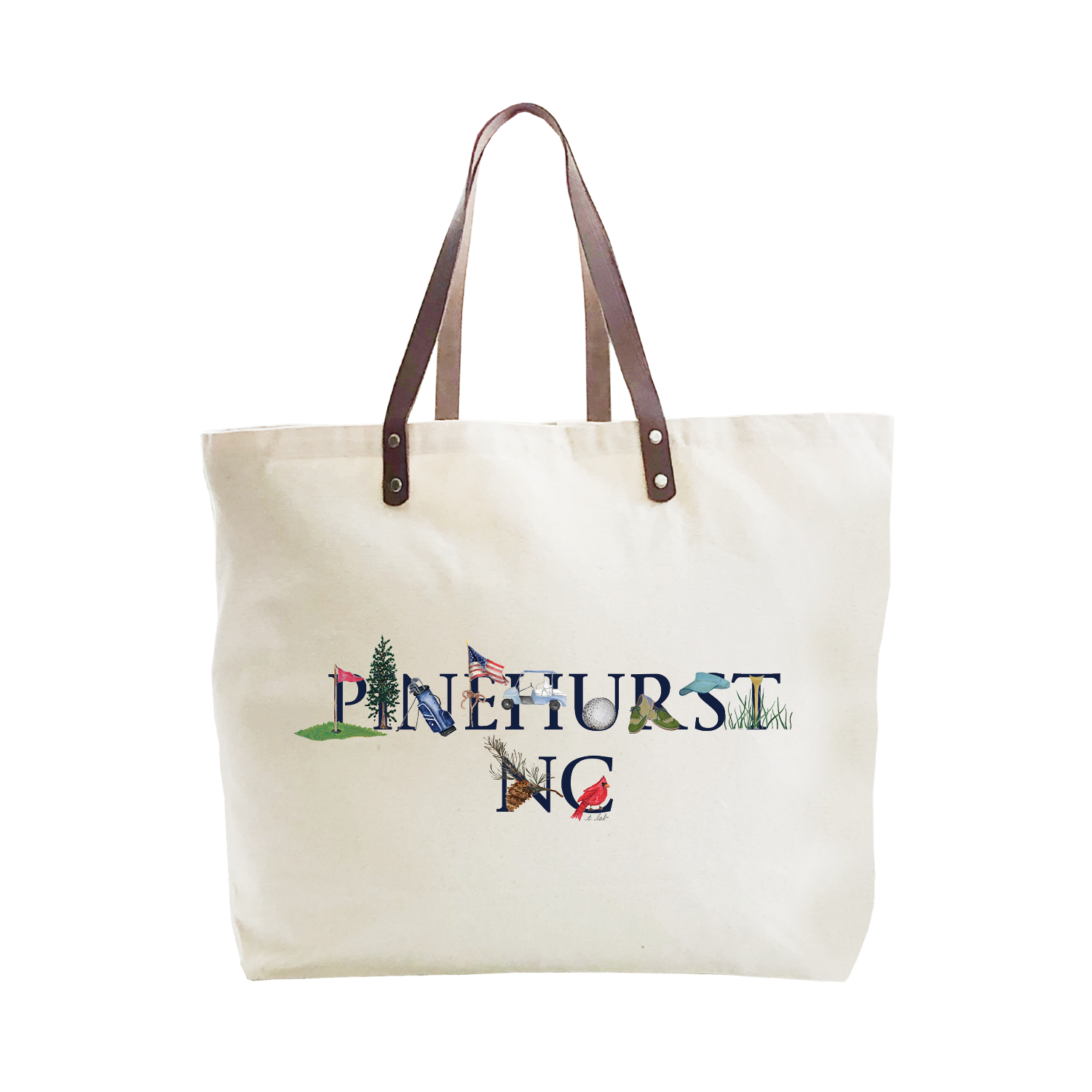 pinehurst nc large tote