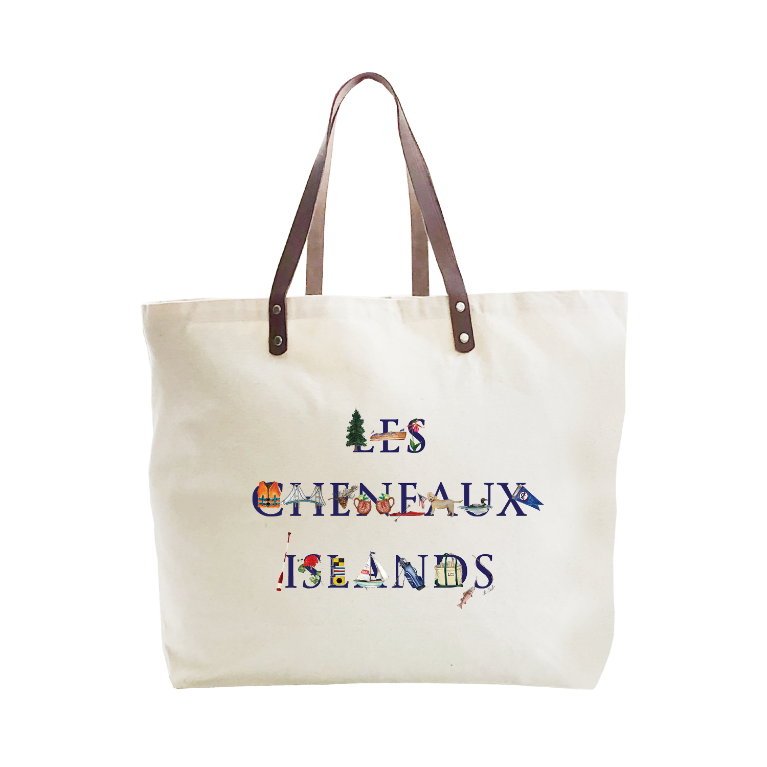 les cheneaux islands large tote