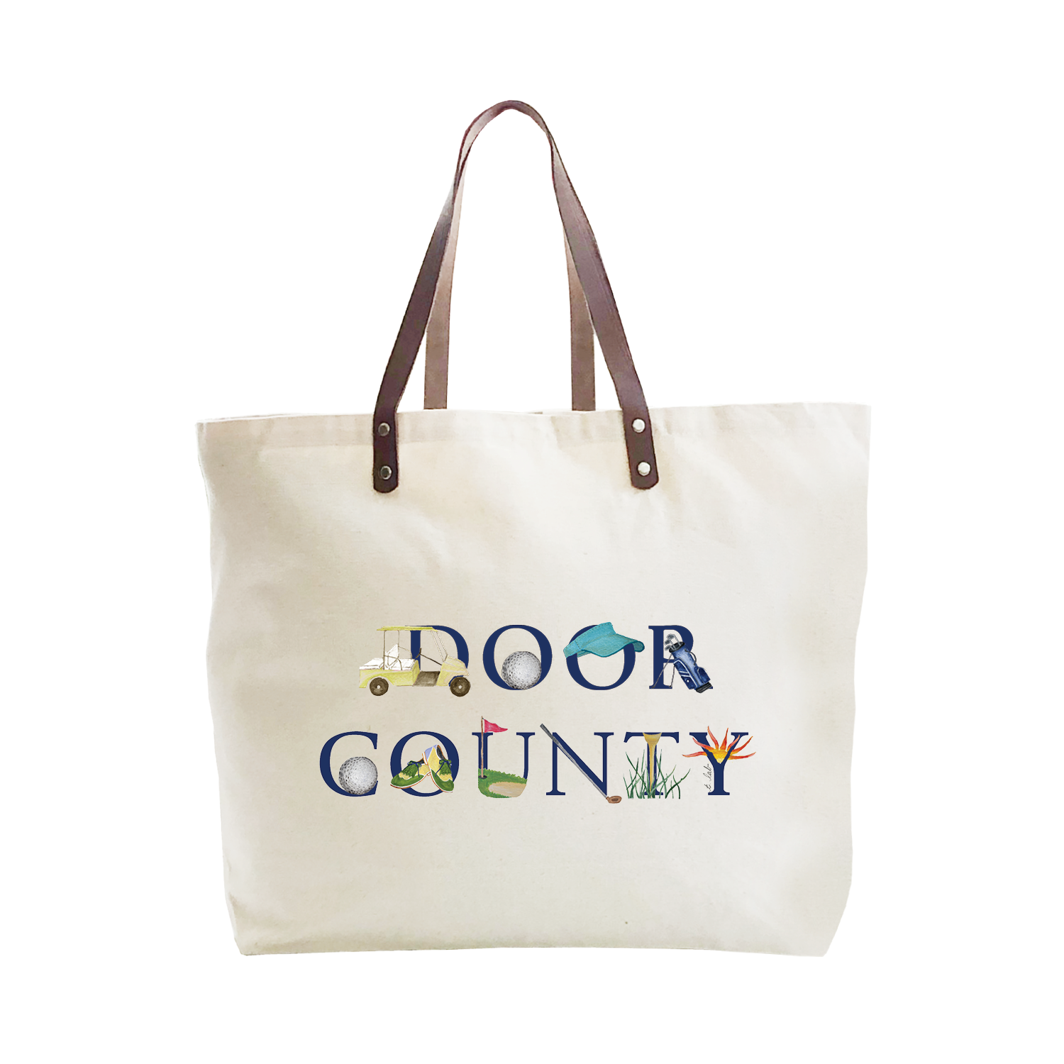door county golf large tote