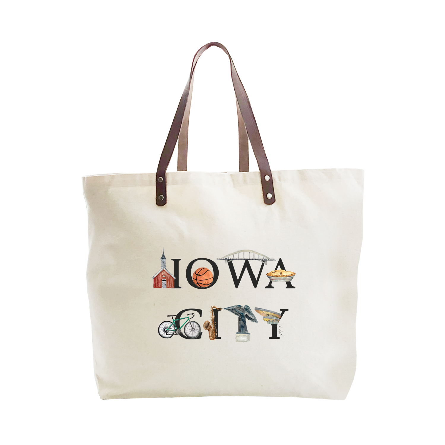 iowa city large tote