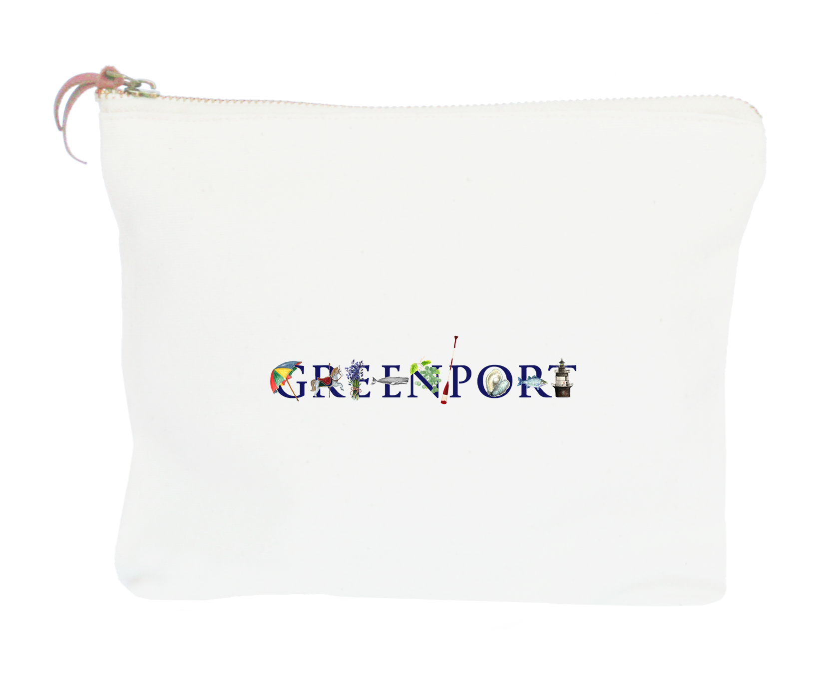 Greenport, NY zipper pouch
