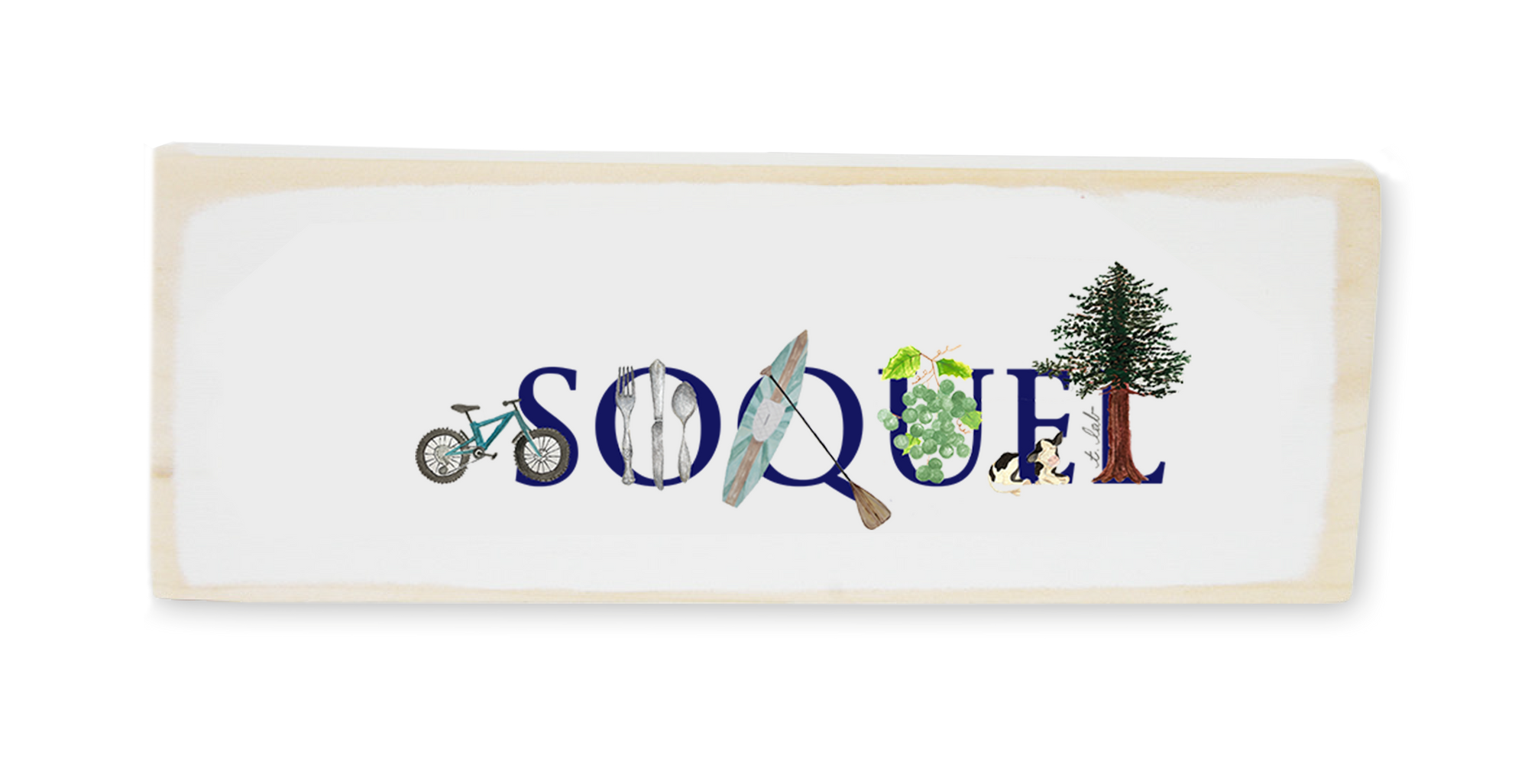 soquel wood block rectangle