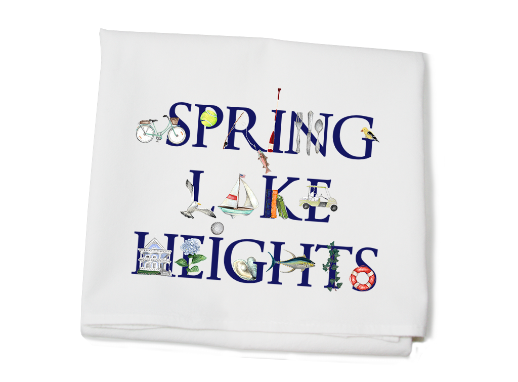 spring lake heights flour sack towel