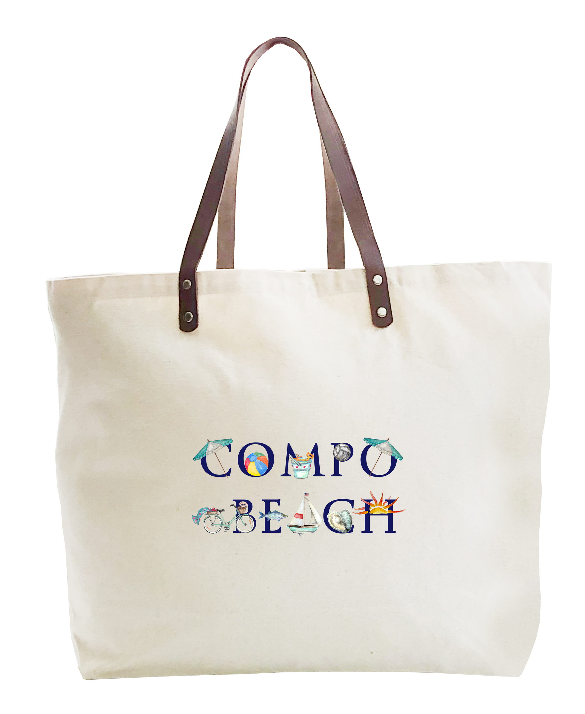 compo beach large tote