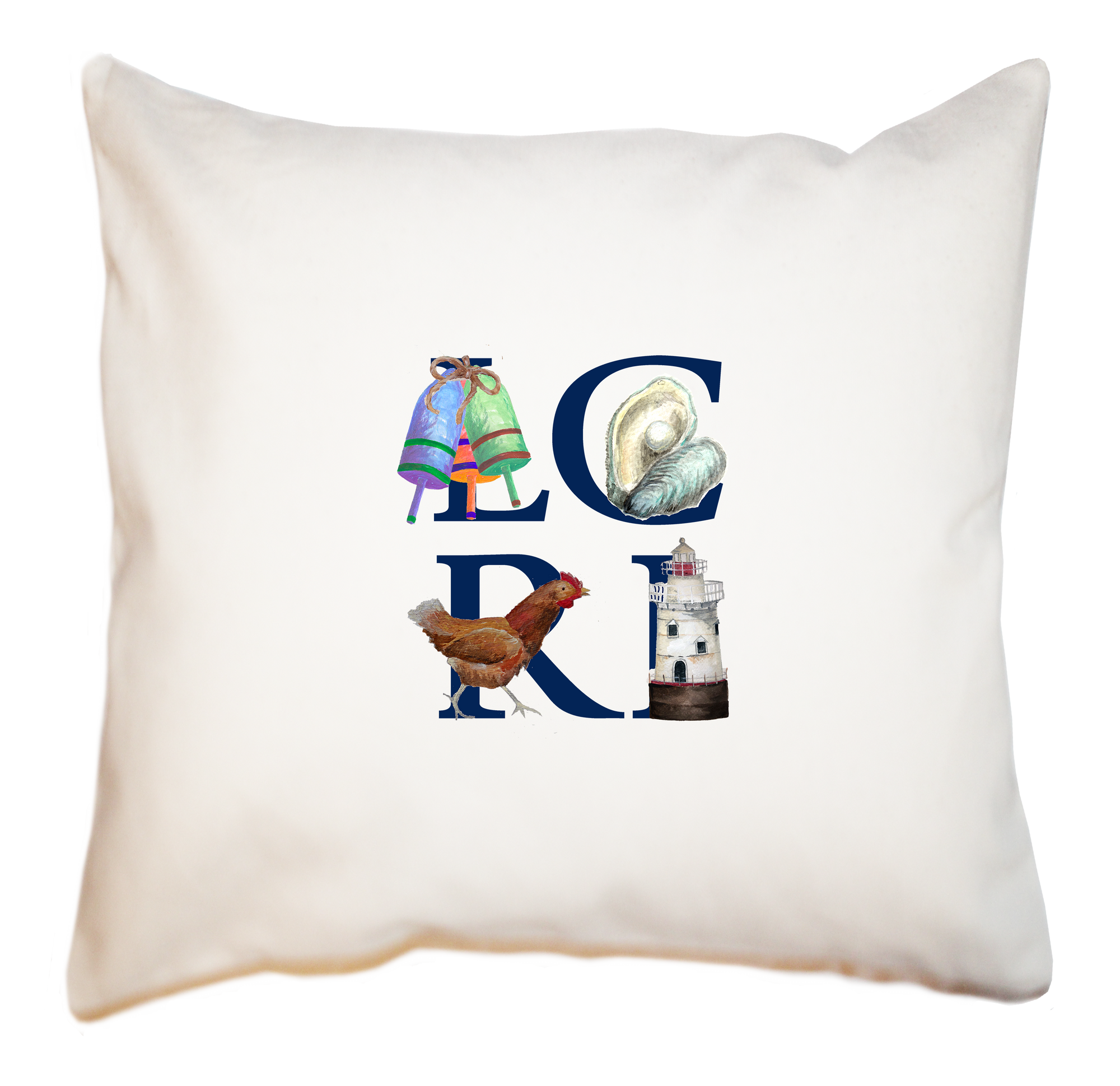 LCRI square pillow